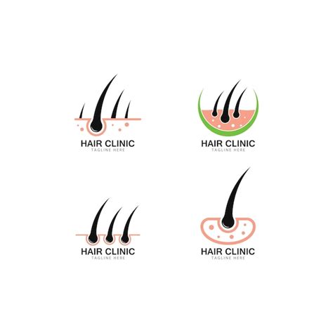 Premium Vector Hair Treatment Dermatology Logo Template Icon Vector