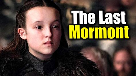 The Sad Ending Of House Mormont Lyanna Mormmont Game Of Thrones