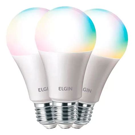 Foco Led Con Wi Fi Elgin Kit L Mpada Smart Bulbo Led A W Bivolt