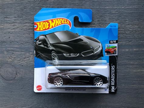 BMW I8 Roadster Black Mattel HOT WHEELS Roadsters 1 64 Miniature Car Scale Model Collectible