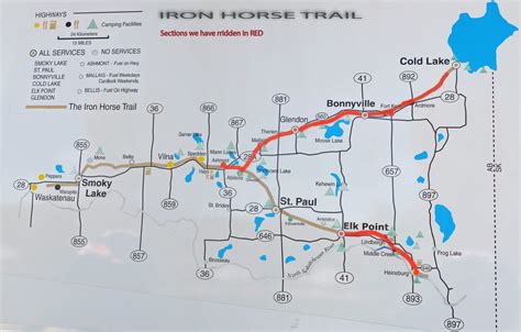 Alberta's Iron Horse Trail Map | Polaris ATV Forum