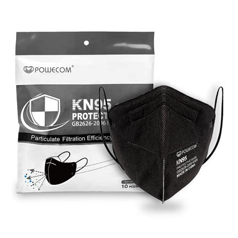 Kn Protective Face Masks Gb Certified Pack Black Breathe