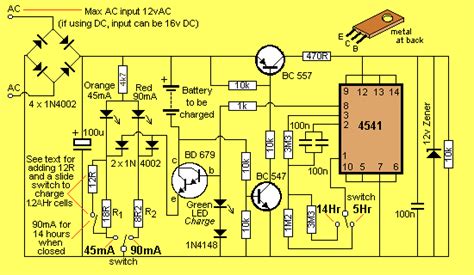 Nicad Battery Charger Circuit Diagram