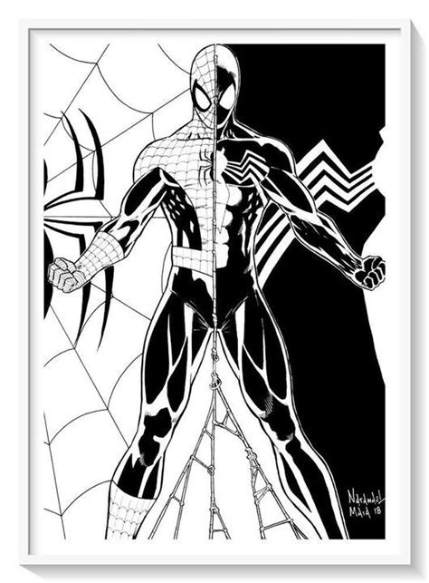 Introducir Imagen Dibujos De Spiderman Blanco Y Negro Abzlocal Mx