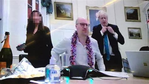 New Partygate Image Shows Boris Johnson And Open Bottle Of Bubbly At No