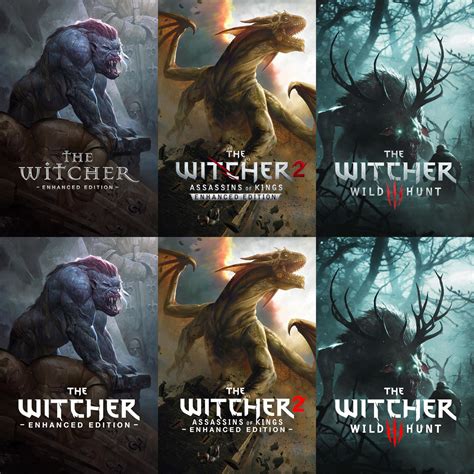 The Witcher Trilogy Based On Th Anniversary Steelbooks Logo