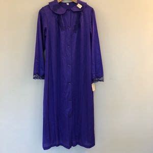Nancy King Intimates Sleepwear Vintage Nancy King Lingerie Lace Purple Med Gown Poshmark