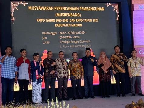 Wujudkan Indonesia Emas Bapperida Madiun Gelar Musrenbang Rpjpd