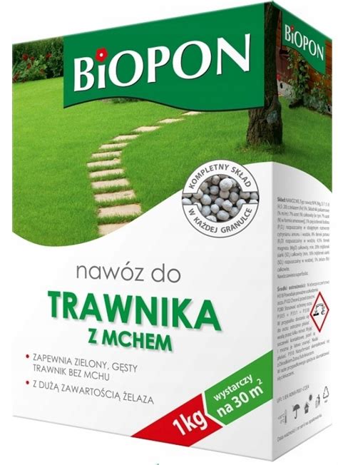 Biopon Naw Z Do Trawnika Z Mchem Kg Cena Opinie