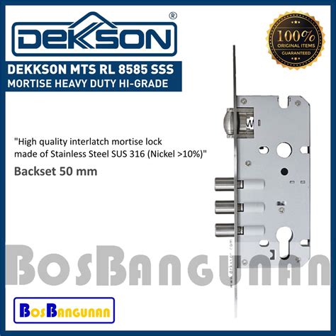 Jual Body Kunci Pelor DEKKSON Heavy Duty MTS RL DL 8585 SSS SUS 316