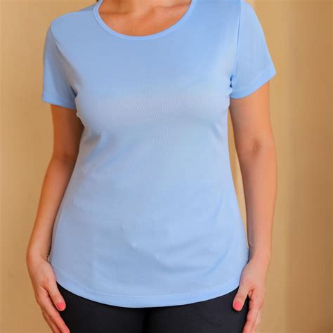 Camiseta Dry Fit Feminina Azul Sideway Store