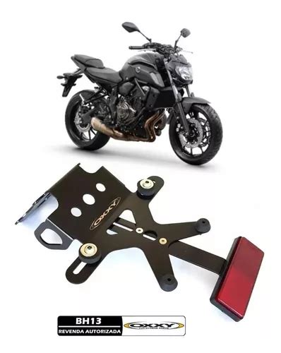 Suporte De Placa Eliminador Rabeta Oxxy Yamaha Mt 07 Mt 07