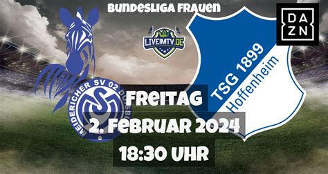 MSV Duisburg 1899 Hoffenheim Fußball Bundesliga Frauen live am 02 02