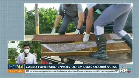 Carro de funerária apreendido drogas dentro de caixão se envolveu