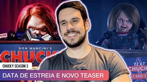 CHUCKY 3ª TEMPORADA COMENTANDO NOVO TEASER E DATA DE ESTREIA CHUCKY