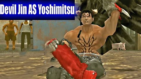 Devil Jin With Yoshimitsu Moves Gameplay Tekken Requested Youtube