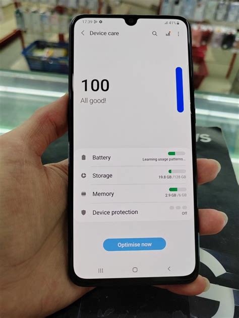 Samsung Galaxy A70 Screen Very Small Crack 6gb Ram 128gb Rom