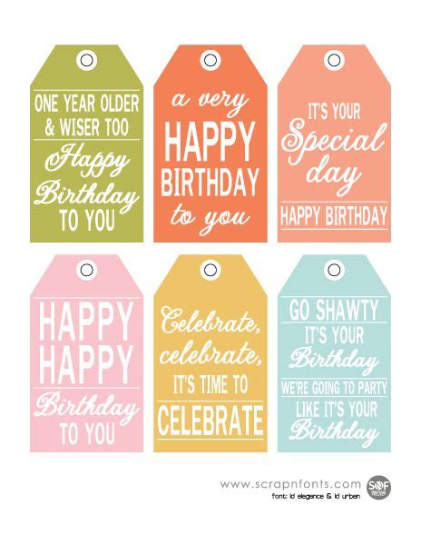 Birthday Labels Template Free Best Creative Template