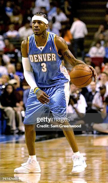 Allen Iverson Denver Nuggets Photos and Premium High Res Pictures ...