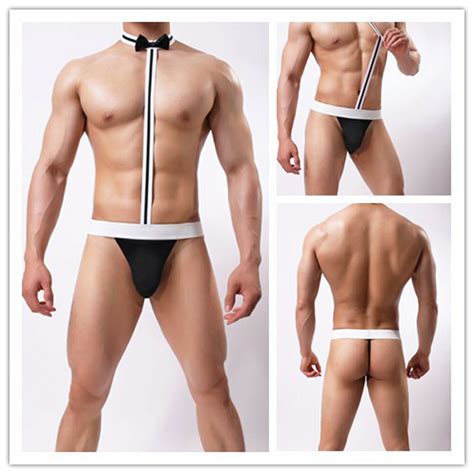 Sexy Mens Lingerie Mankini Strap Thong Underwear Bodysuit Briefs Erotic Clothing EBay