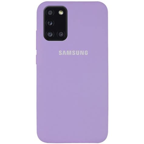 Чохол Epik Silicone Cover Full Protective Aa для Samsung Galaxy A31 Бузковийdasheen 36648