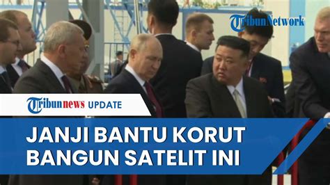 Momen Putin Pamer Tempat Peluncur Roket Ke Kim Jong Un Janji Bantu