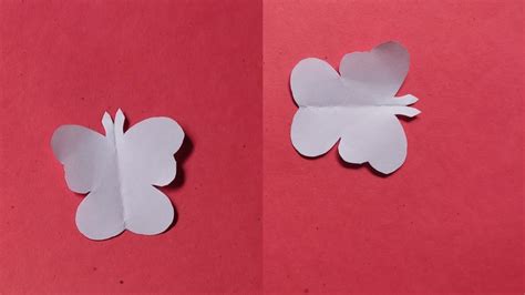 How To Make A Paper Butterfly Easy Paper Butterfly Easy Origami