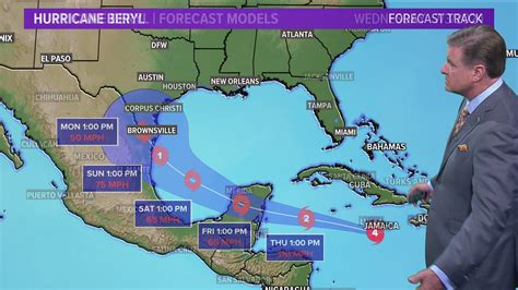 Tracking Hurricane Beryl: Expected to make landfall again early Friday morning - T-SPAN Texas