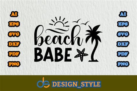 Beach Babe Svg Graphic By Rainbow Twist Creative Fabrica