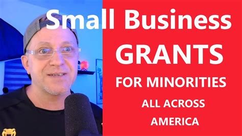 Grants For Minorities Across The Usa Small Business Youtube