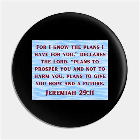 Bible Verse Jeremiah 2911 Jeremiah 2911 Pin Teepublic