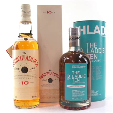 Bruichladdich The Laddie Ten And Bruichladdich 10 Year Old 1990s Whisky Auctioneer