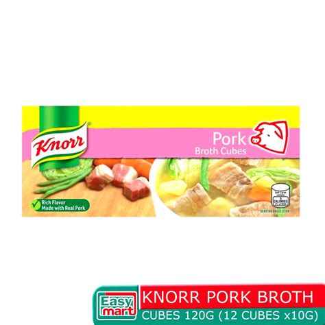 Easy Mart Knorr Pork Broth Cubes G Cubes X G Shopee Philippines