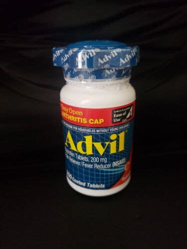 Advil Ibuprofen Pain Reliever And Fever Reducer Coated Tablets 200 Mg 200