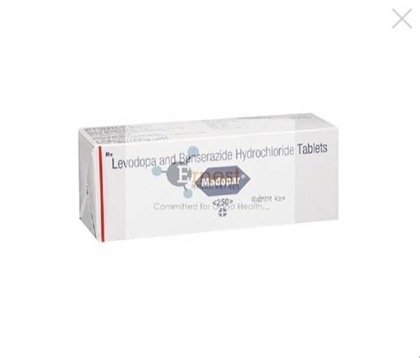 Levodopa Benserazide 250 at Rs 125/piece | Pharmaceutical Tablets in ...