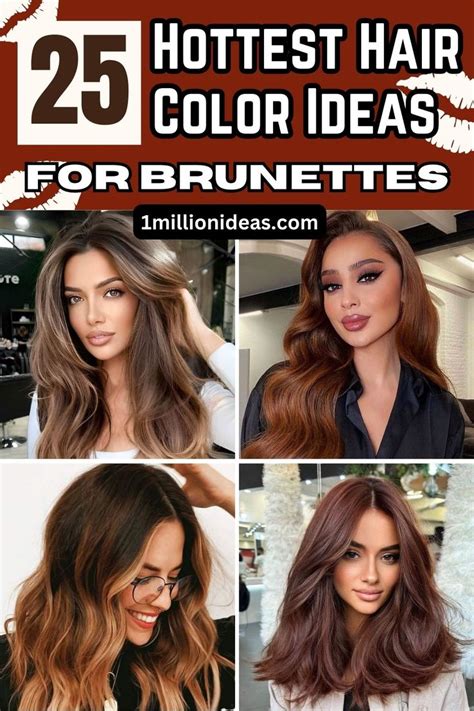 Hottest Hair Color Ideas For Brunettes In Brunette Hair Color Spring Hair Color