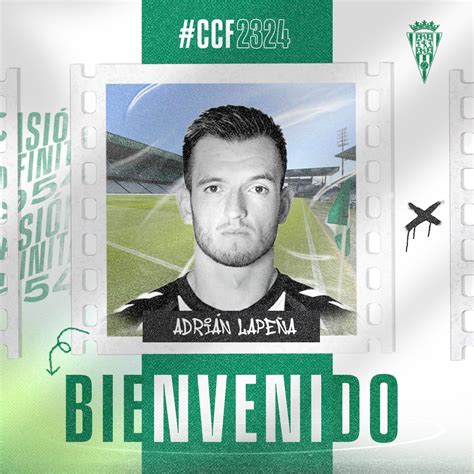 Córdoba CF on Twitter ℹ COMUNICADO OFICIAL Adrián Lapeña