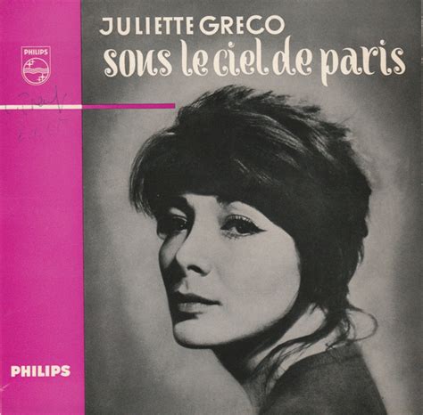 Juliette Greco Sous Le Ciel De Paris Vinyl Discogs