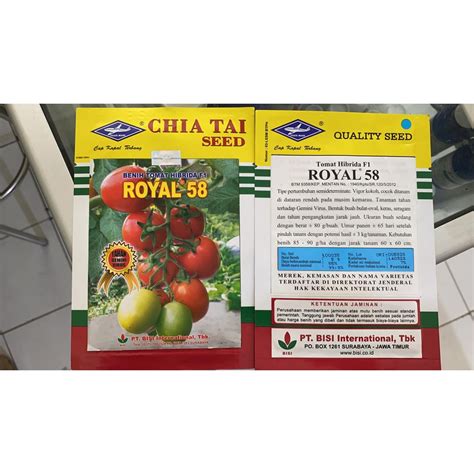 Jual Benih Tomat Royal Gr Hibrida F Cap Kapal Terbang Shopee