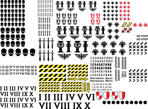 The Hammer Of Wrath Freebie Grey Knights Decal Sheet