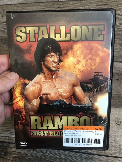 Rambo First Blood Pt Dvd Ebay