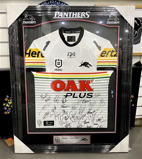 Framed Penrith Panthers Jersey | AirAuctioneer