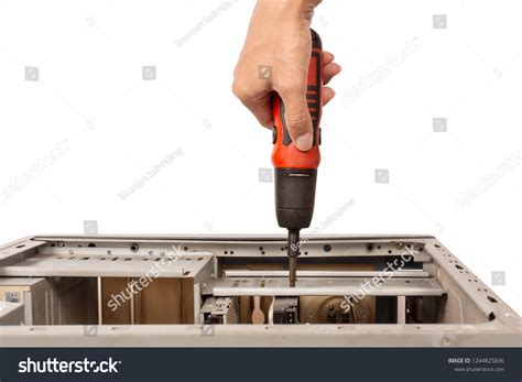 Man Trying Repair Old Computer Isolated Stock Photo 1244825836 | Shutterstock