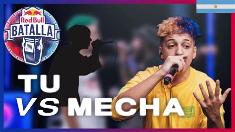 Tu Vs Mecha Formato Red Bull Ryzer Rap Youtube