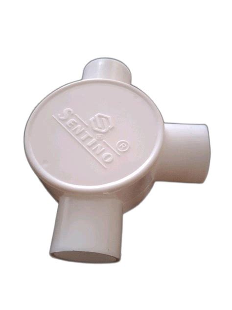 Round Mm Sentino Way White Pvc Junction Box At Rs Piece In