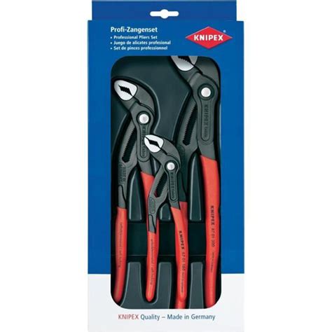 Pinces multiprises Cobra Knipex lot de 3 pièces 00 20 09 V02