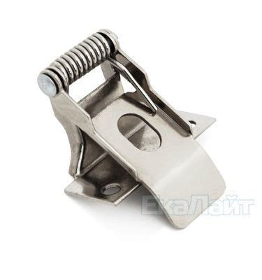 Крепеж для светильников к потолку. Пружины. Клипсы.