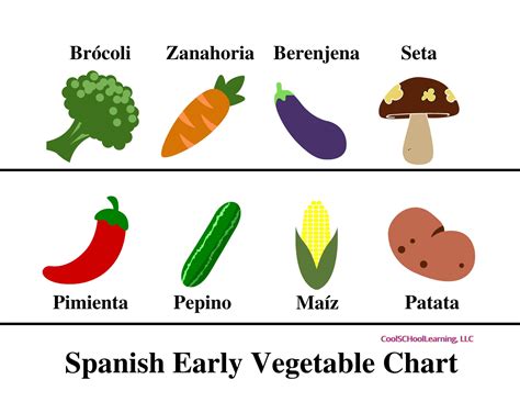 Vegetables Names In Spanish