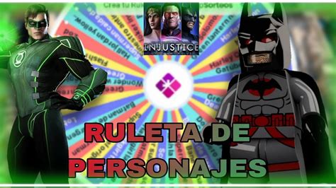 Ruleta Elije Mi Equipo En Injusticegodsamongus Youtube