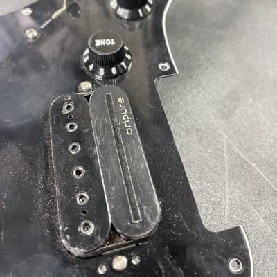 Fender Strat Loaded Pickguard Oripure Hot Rails Reverb